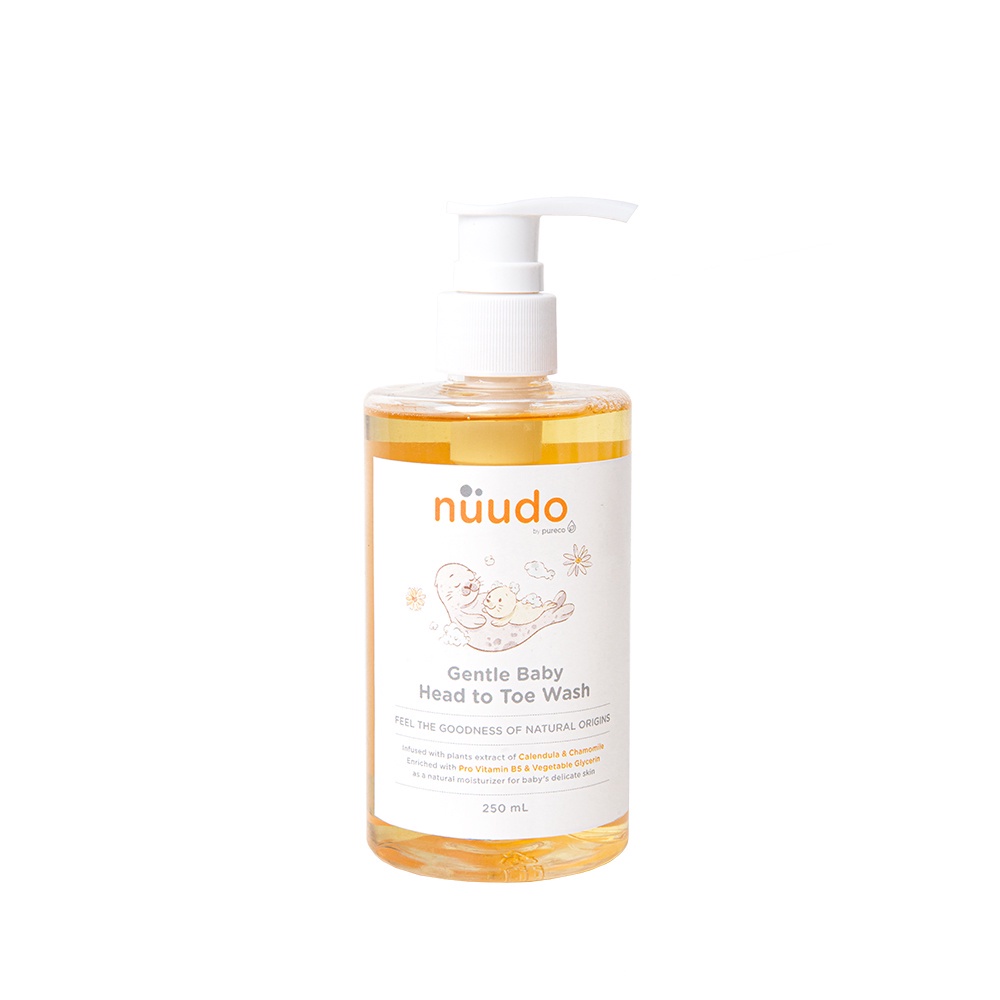 Nuudo Gentle Baby Head to Toe Wash Sabun Mandi Bayi 250ml