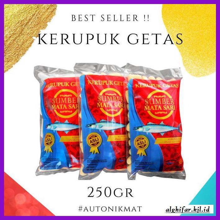 

Makanan-Kering- Kerupuk Getas Sumber Mata Sari Bangka Fishball Crackers Ikan Tenggiri - Bulat