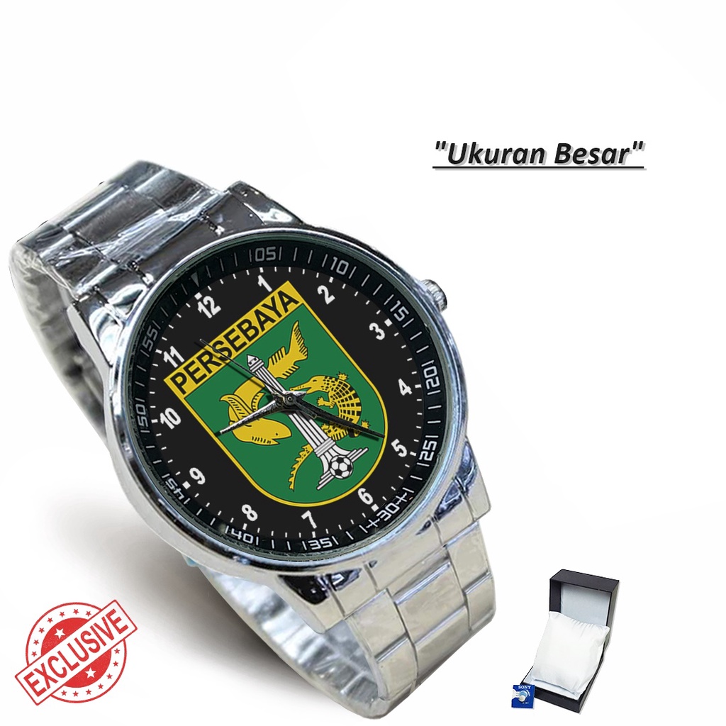 Jam Tangan Rantai Couple PERSEBAYA SURABAYA 02 (Awesome)