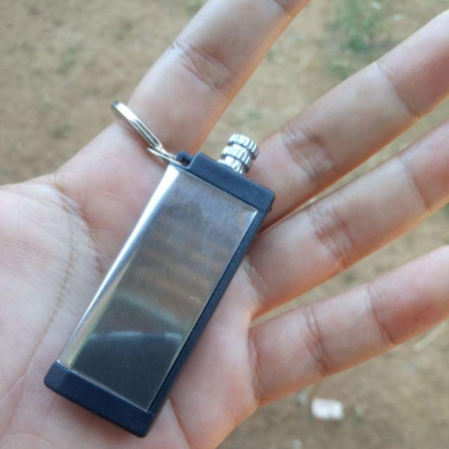 Outdoor Waterproof Kerosene Lighter Mancis Gesek Korek Api Mini Kotak Belum Termasuk Isi