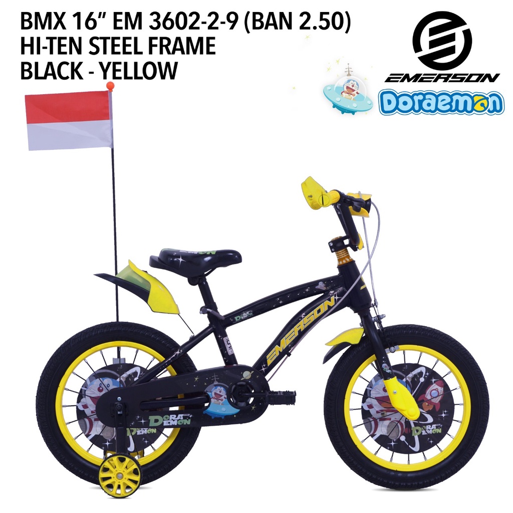 SEPEDA ANAK LAKI LAKI 16 EMERSON BMX DORAEMON 3602-2-9 2.5