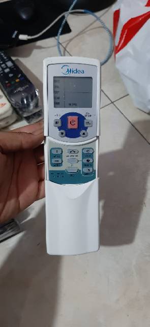 REMOTE REMOT AC MIDEA R05/BGE ORIGINAL ASLI