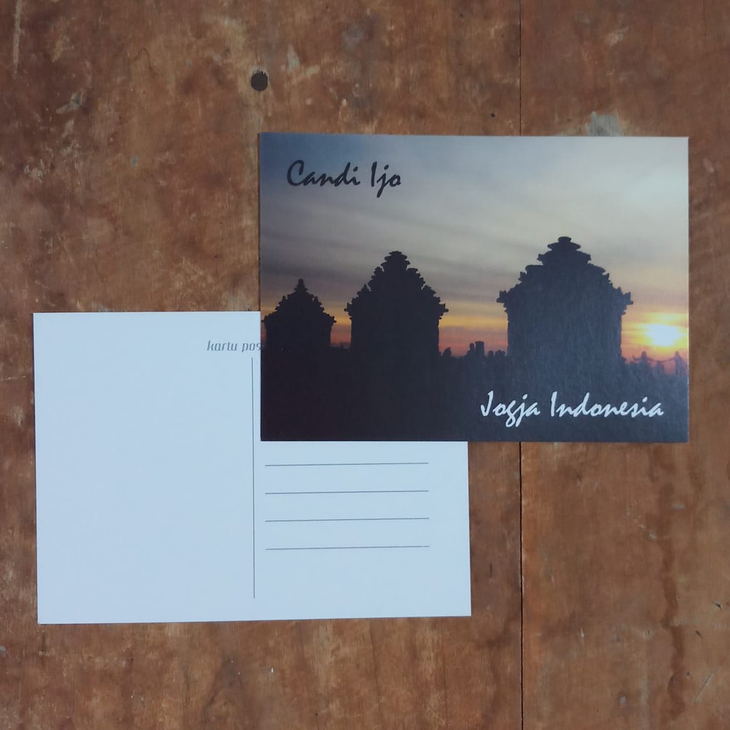 

KARTU POS JOGJA INDONESIA POSTCARD - CANDI IJO