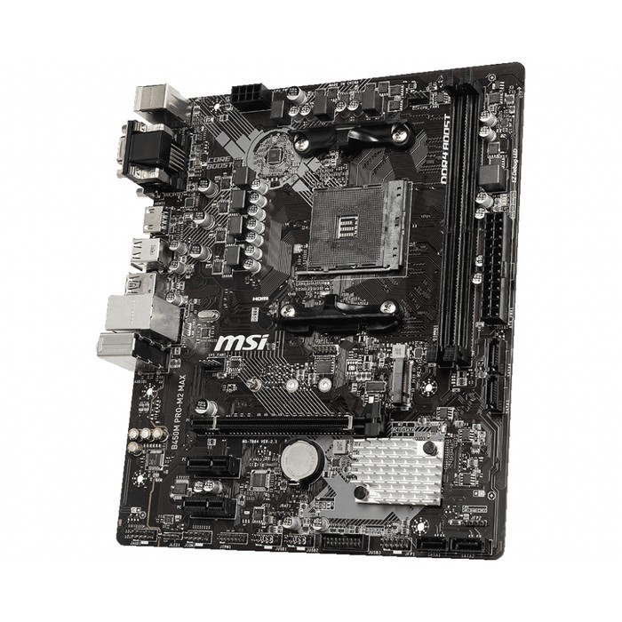 MSI B450M PRO-M2 MAX AMD B450 AM4 DDR4 Micro ATX