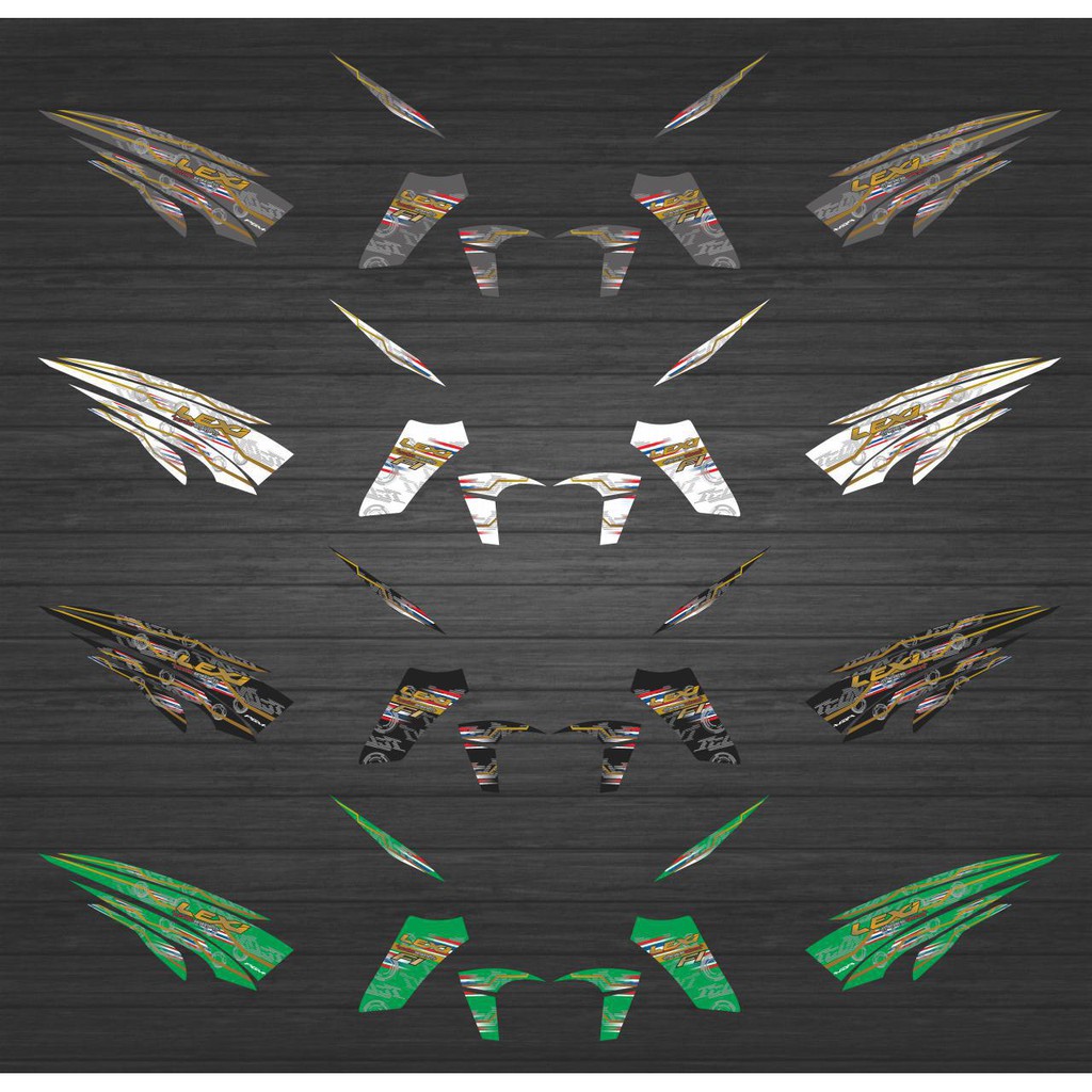 STIKER STRIPING DECAL YAMAHA LEXI