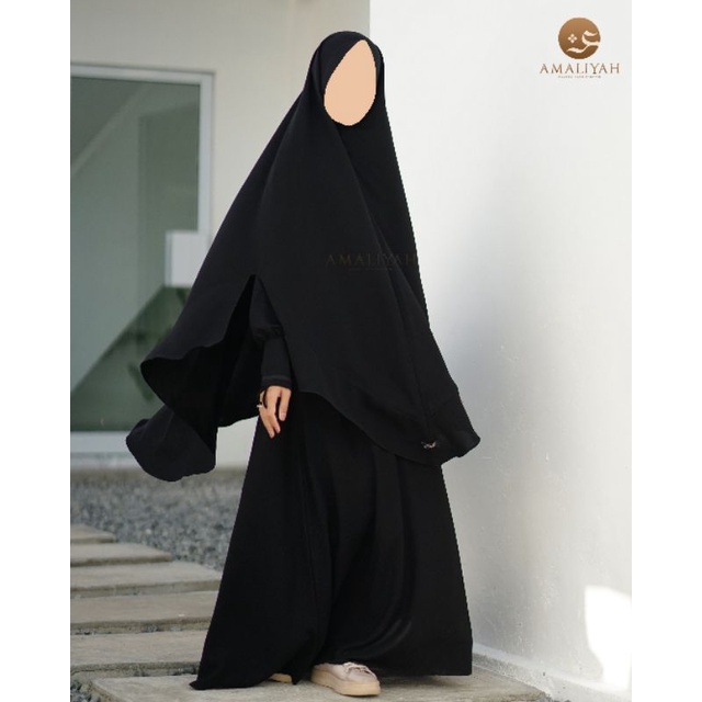 (EX SAMPLE) NUSAYBAH SERIES JETBLACK BY AMALIYAH SYAR'I