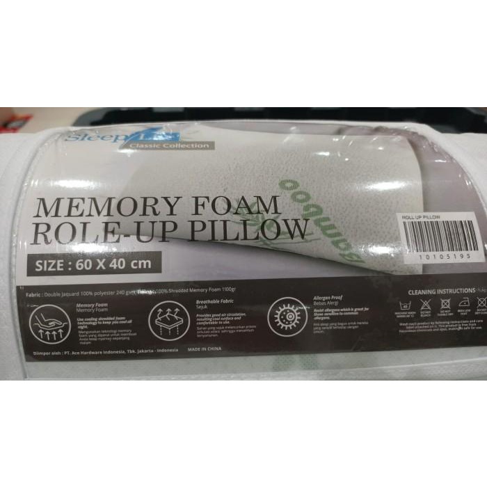 PILLOW MEMORY FOAM / BANTAL BAMBOO SLEEP LITE BANTAL MENGIKUTI KEPALA