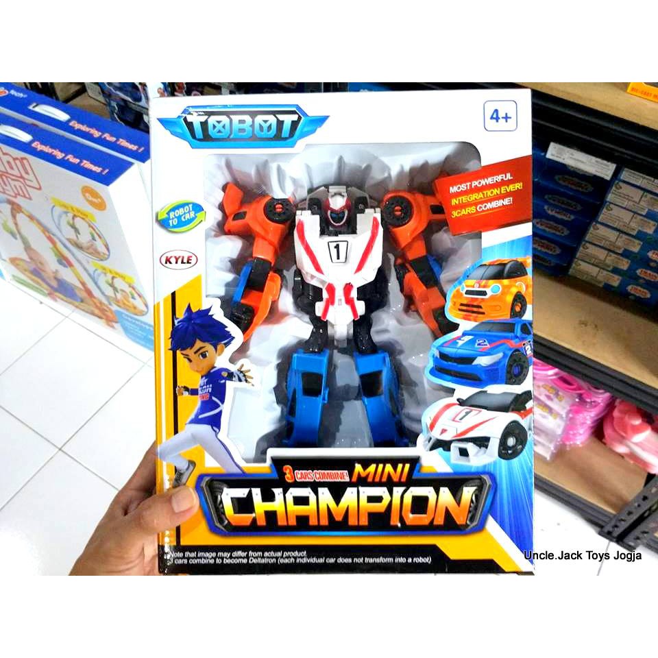 Mainan Anak - Robot Tobot Mini Champion 3 in 1