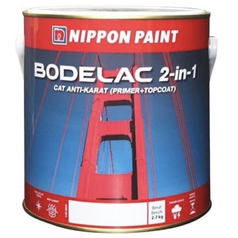 Cat Kayu Besi Nippon Bodelac 2 in 1 Cat Anti Karat 1kg