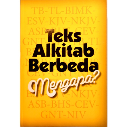 BUKU ALKITAB BUKU MENGENAL ALKITAB BUKU PERTANYAAN TENTANG ALKITAB