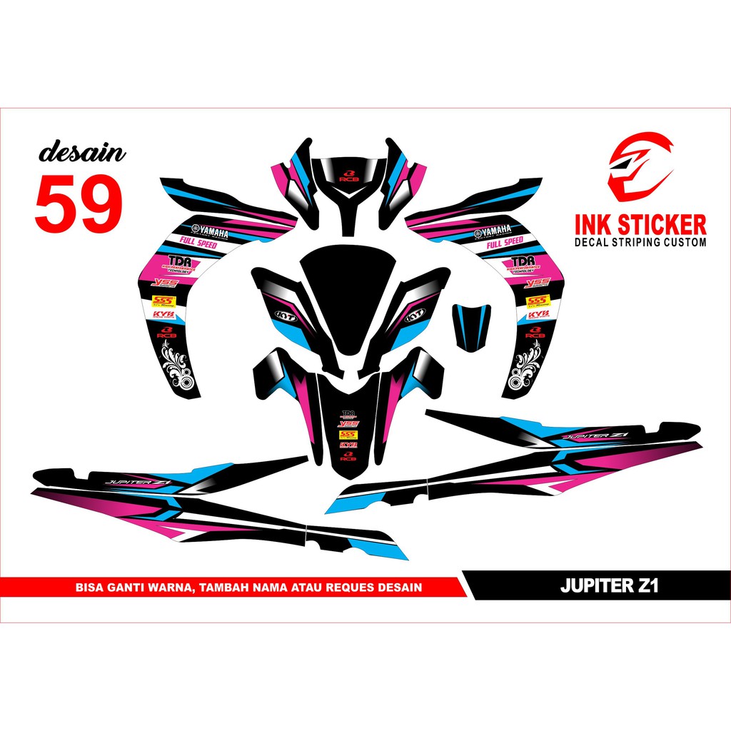 Sticker Decal Jupiter Z1 59 Fullbody