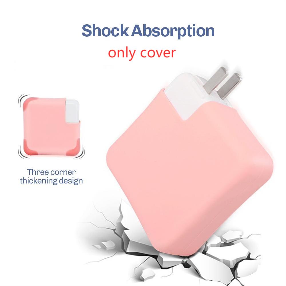 For Macbook Soft Silicone Cover Case Protector For Charger Power Protection Sleeve Air Pro 11 13 15 16  A1706 A1708 A2141 A1932 A1466 A1502 A1707 A2179 A2289 A2251 A2338 A2337  M1