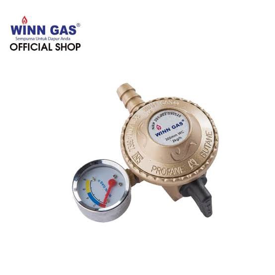 Winn Gas W 68 M. Regulator Kompor Dengan Meteran