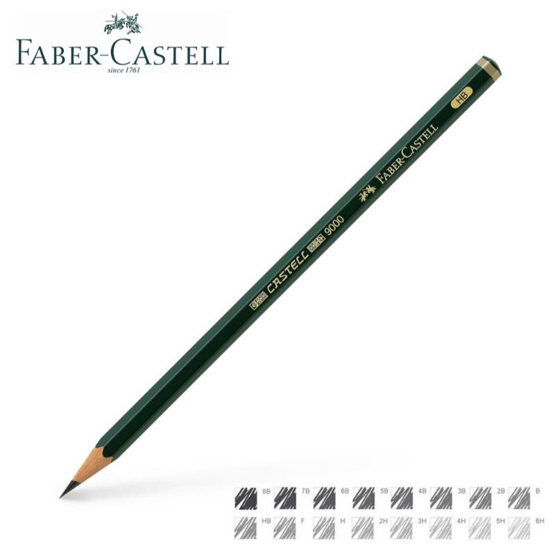 

Faber Castell Graphite Pencil 9000 / Pensil Lukis Faber Castell