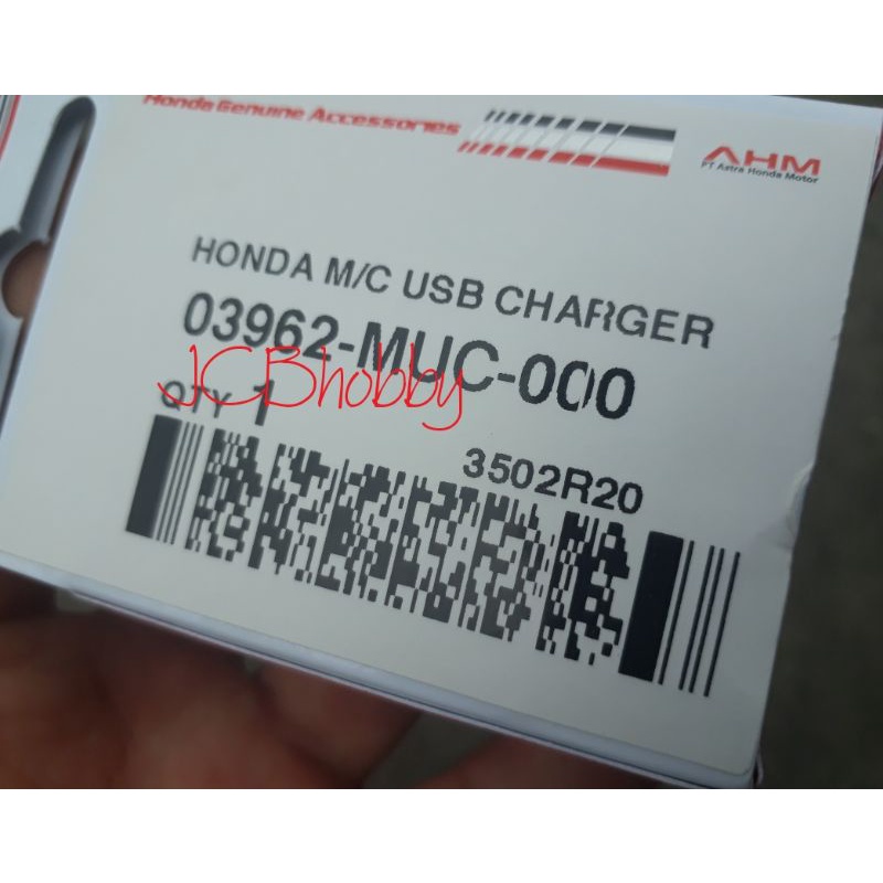 USB Charger motor Honda original AHM