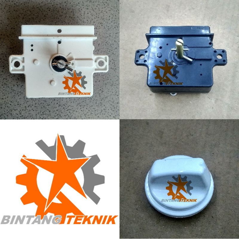 ORIGINAL TIMER PENCUCI WASH | KNOP MESIN CUCI SHARP 2 TABUNG MANUAL 45min mode rendam
