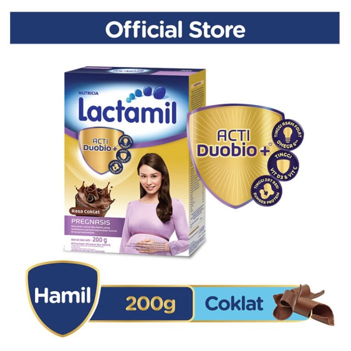 Lactamil Susu Bubuk Ibu Hamil Pregnasis Coklat 200G