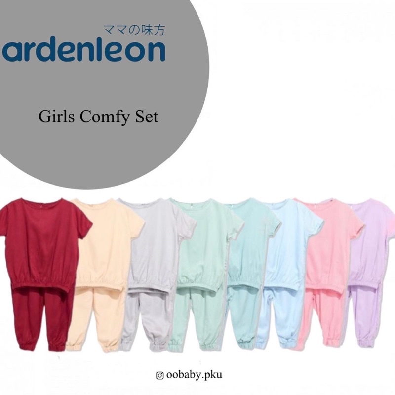 arden leon girls comfy set