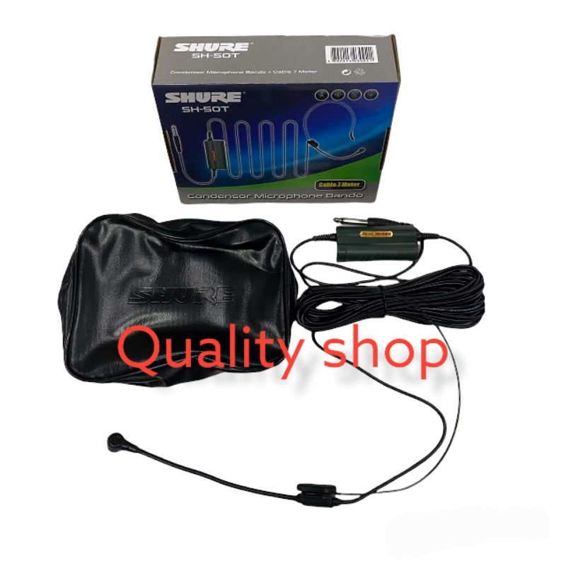 Mic condesor kabel Blackspider Dcm22/Dcm-22 bando/headset kabel 10 meter