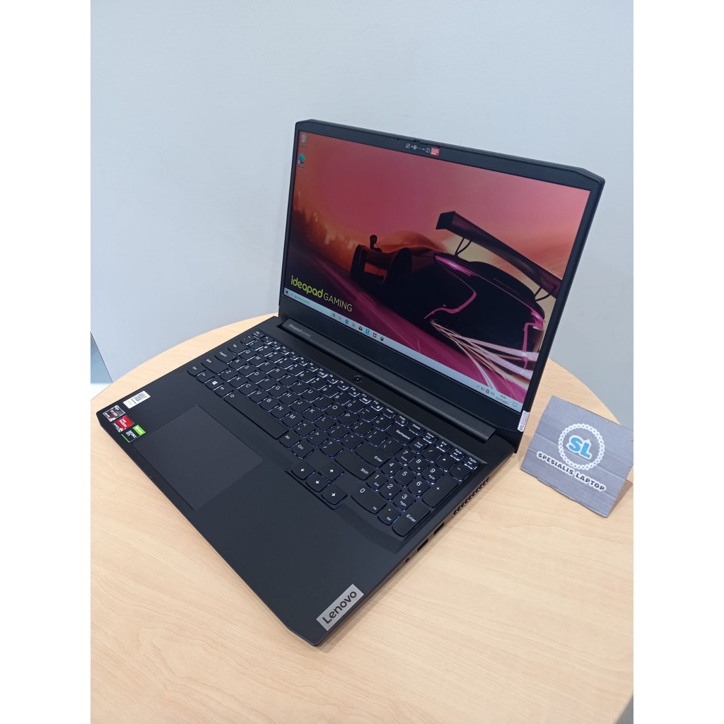 LAPTOP GAMING LENOVO IDEAPAD GAMING 3 15 RYZEN 5 5600H 8GB 512GB SSD GTX1650 FHD WIN11HOME BLACK