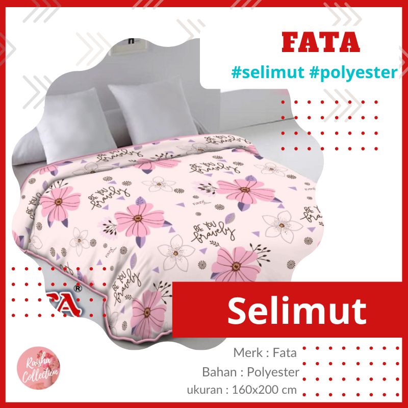 RC SELIMUT FATA UKURAN JUMBO 200x200 MOTIF DEWASA