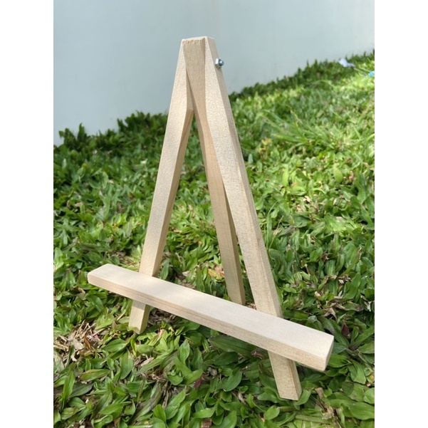 stand penyangga pigora walldecor stand penyangga bingkai kayu stand easel