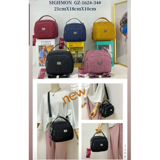 Tas wanita selempang dan jingng import terbaru 1624