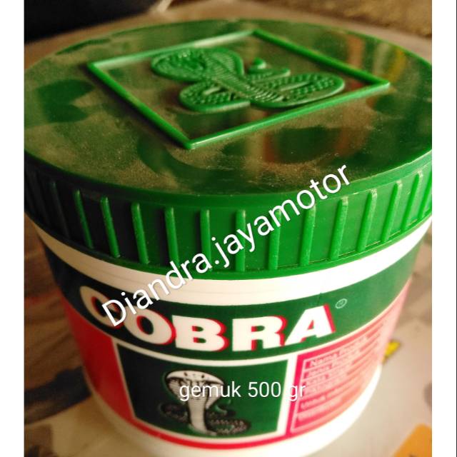 Gemuk cobra 500 gram asli merk cobra untuk semua kebutuhan