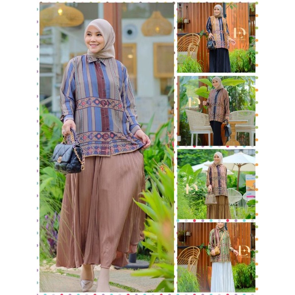 (s) DLOVERA ALINE  Baju Kemeja Atasan Wanita Aline Shirt by D'lovera.
