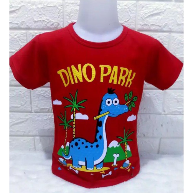 JAYA.Co Kaos Anak Laki Laki 1-10 Tahun / Dino Park / Mobil Jeep