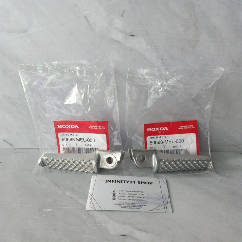 Footstep Depan Cbr250rr , Step Depan Cbr 250 RR Kiri + Kanan Ori Thai 50665-MEL -50660-MEL