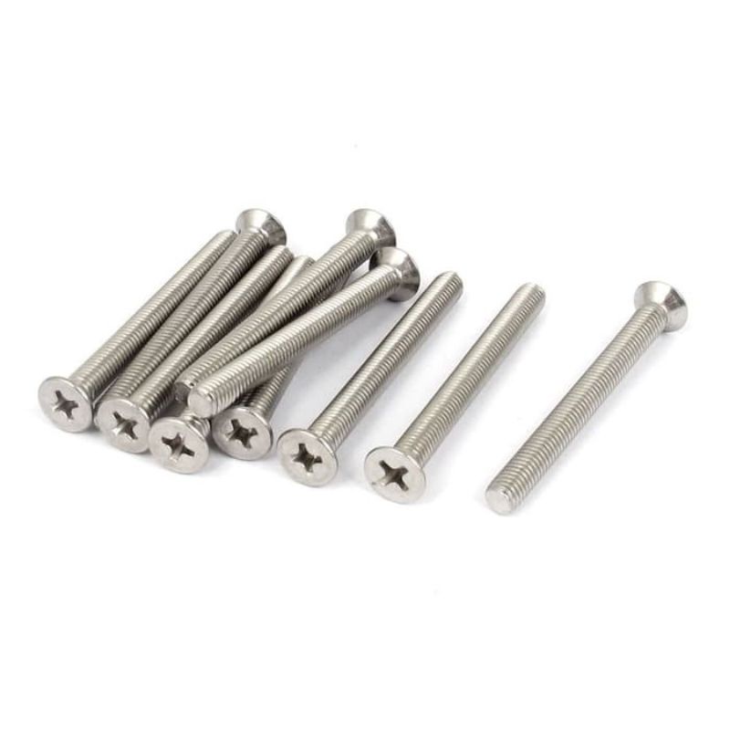 REP TAMIYA 15510 STAINLESS STEEL COUNTERSUNKS SCREW / BAUT PIPIH PALA RATA M2 HARD STEEL MATERIAL (10PCS)