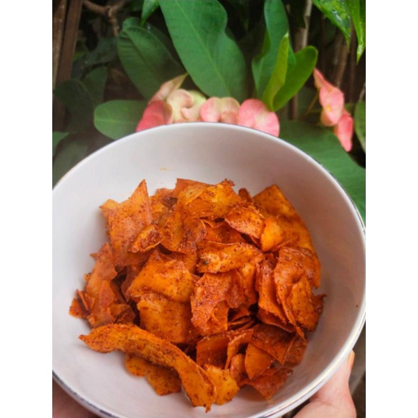 

keripik singkong cianjur 250g pedas/Asin