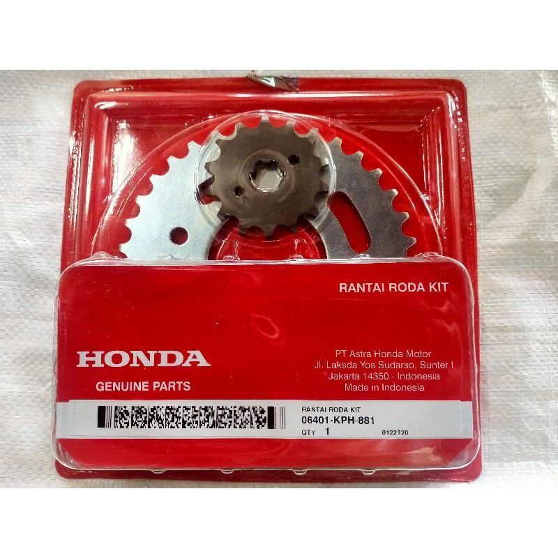 Gear girset original AHM 06401-kph-881. untuk motor kharisma/supra x 125 karburator