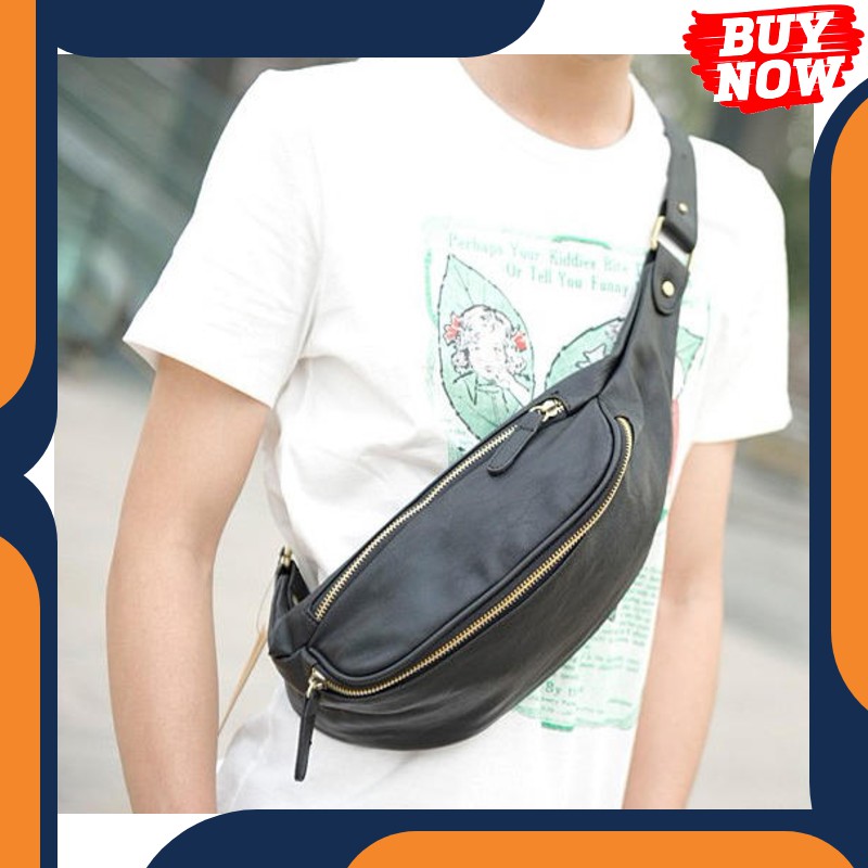 DSQ185 Tas Selempang Pria / Tas Bahu Kulit