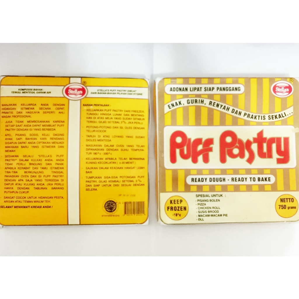 

DEB STELLA PUFF PASTRY 750 gr