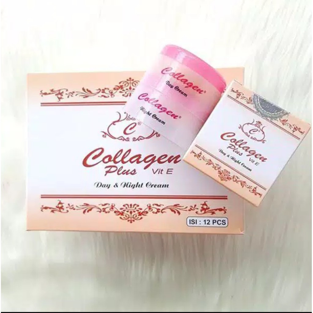 COLLAGEN PLUS CREAM WAJAH PAGI MALAM #NR