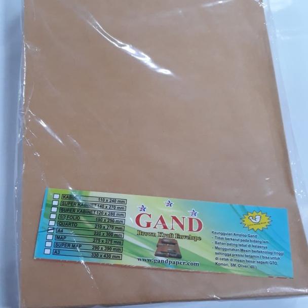 

❀ Amplop coklat A4 ◌