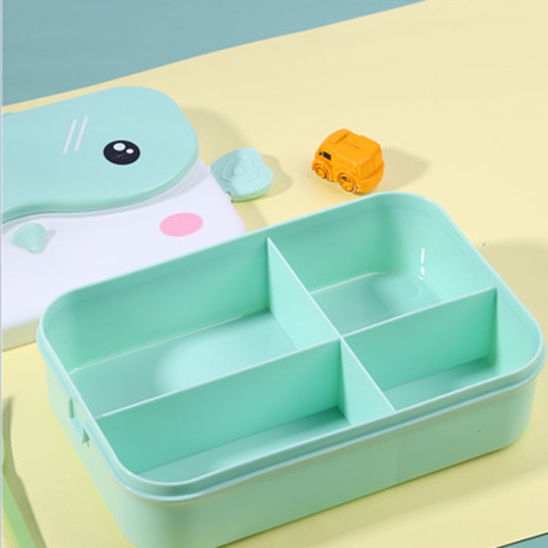 Sunshine Kotak Makan Bento Bentuk Persegi Panjang Bahan Plastik Anti Bocor Untuk Anak Sekolah