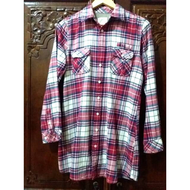 PRELOVED Tunik panjang kotak2