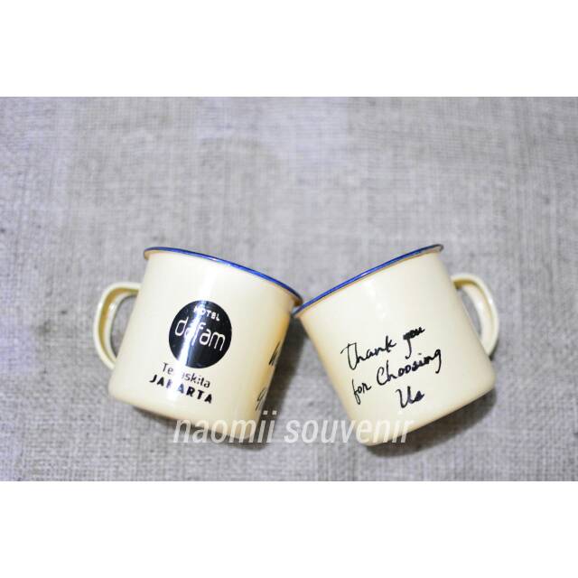 mug enamel /blurik/mug jadul /souvenir unik