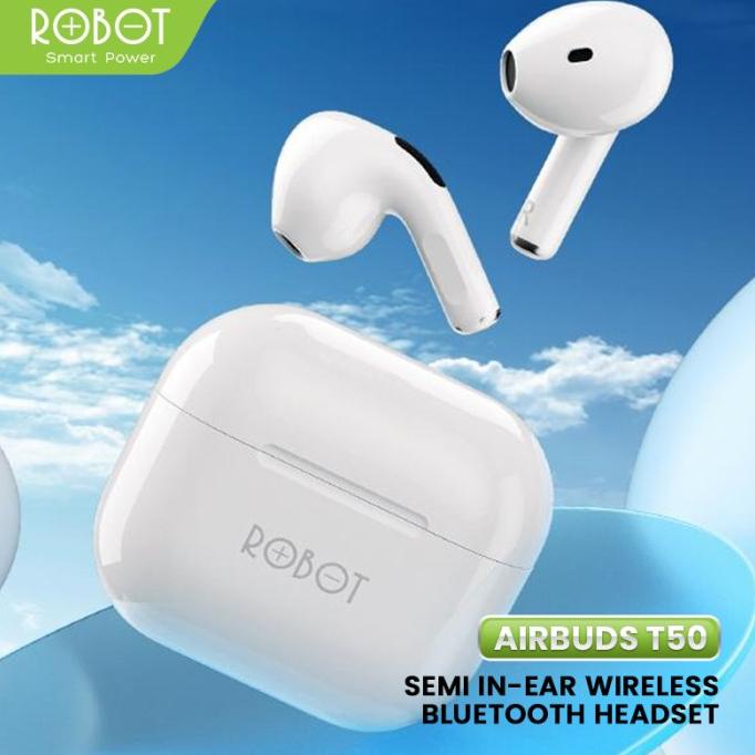 Robot Wireless Earphone Airbuds T50 Original TWS Bluetooth