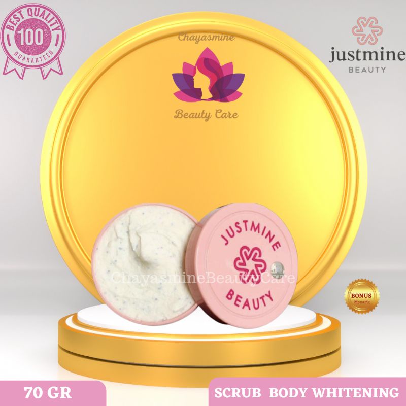 BODY SCRUB JUSTMINE BEAUTY ORIGINAL 100 Gr JUSTMINE BEAUTY SKINCARE BPOM JUSTMINE BEAUTY SKINCARE