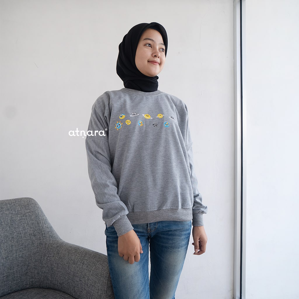 Nara Grosir - Planet Sweater l Sweater Terbaru l Pria dan Wanita