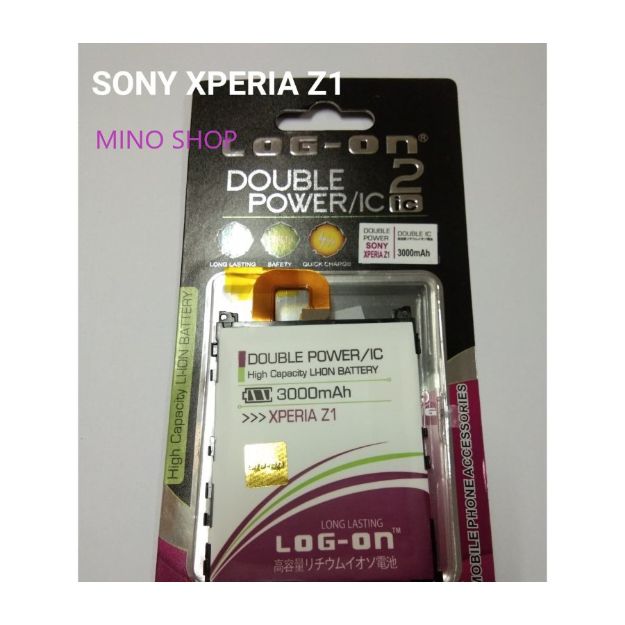 BATERAI SONY XPERIA Z1 - C6902 C6903 L39H LOG ON DOUBLE POWER BATTERY