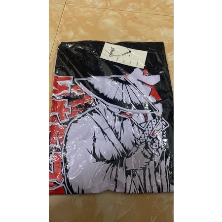 Kaos samurai jepang distro size L dewasa