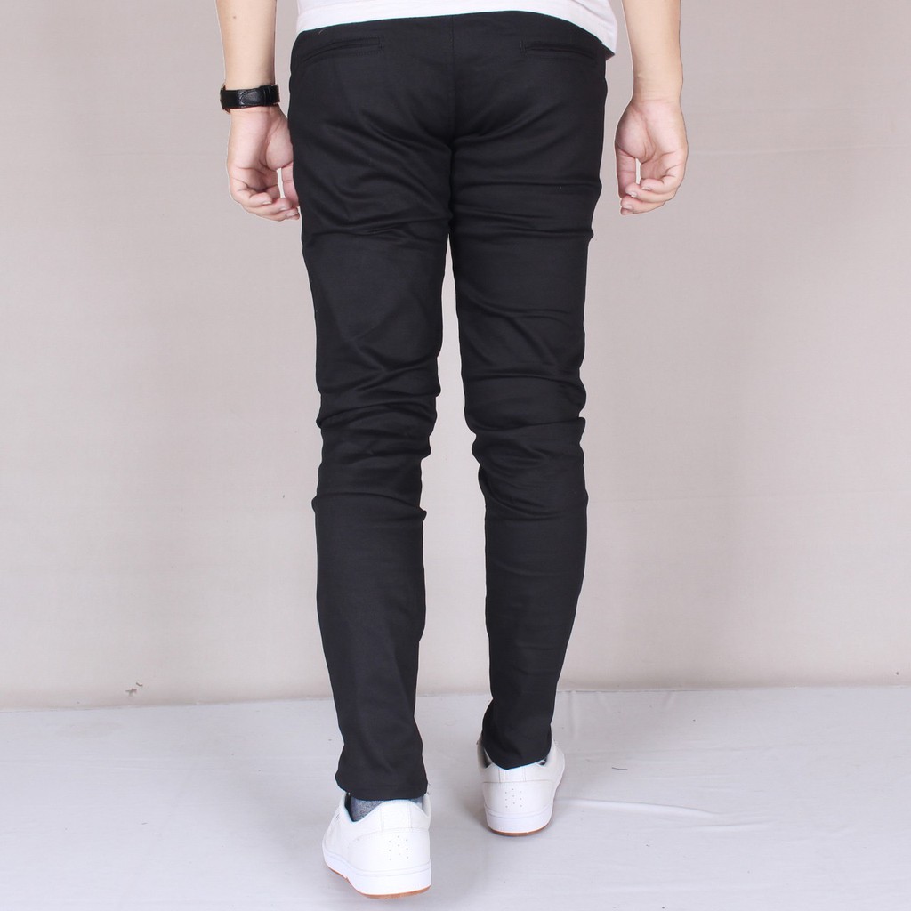 BABEDO BAWAHAN PRIA CELANA CHINO PANJANG HITAM PREMIUM QUALITY