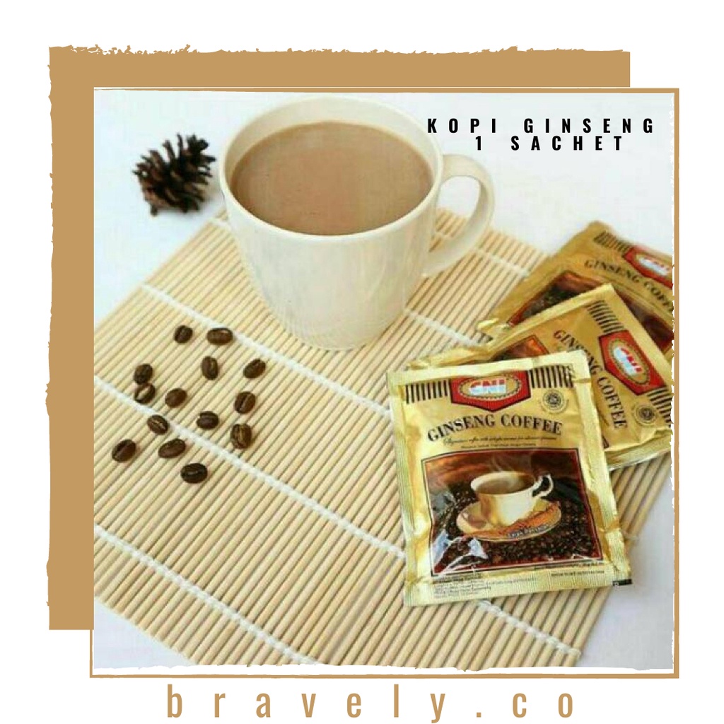 

Kopi Sachet Herbal Ginseng Cni| Asli | Original | Kopi Sachet | Instan | Minuman Herbal | Kopi Bubuk | Kopi Hitam | CNI Ginseng Coffee | Genehelbshop