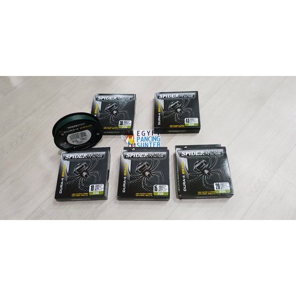 Solusi PE SPIDERWIRE DURA 4 BRAID 200 YARD MOSS GREEN Terjangkau