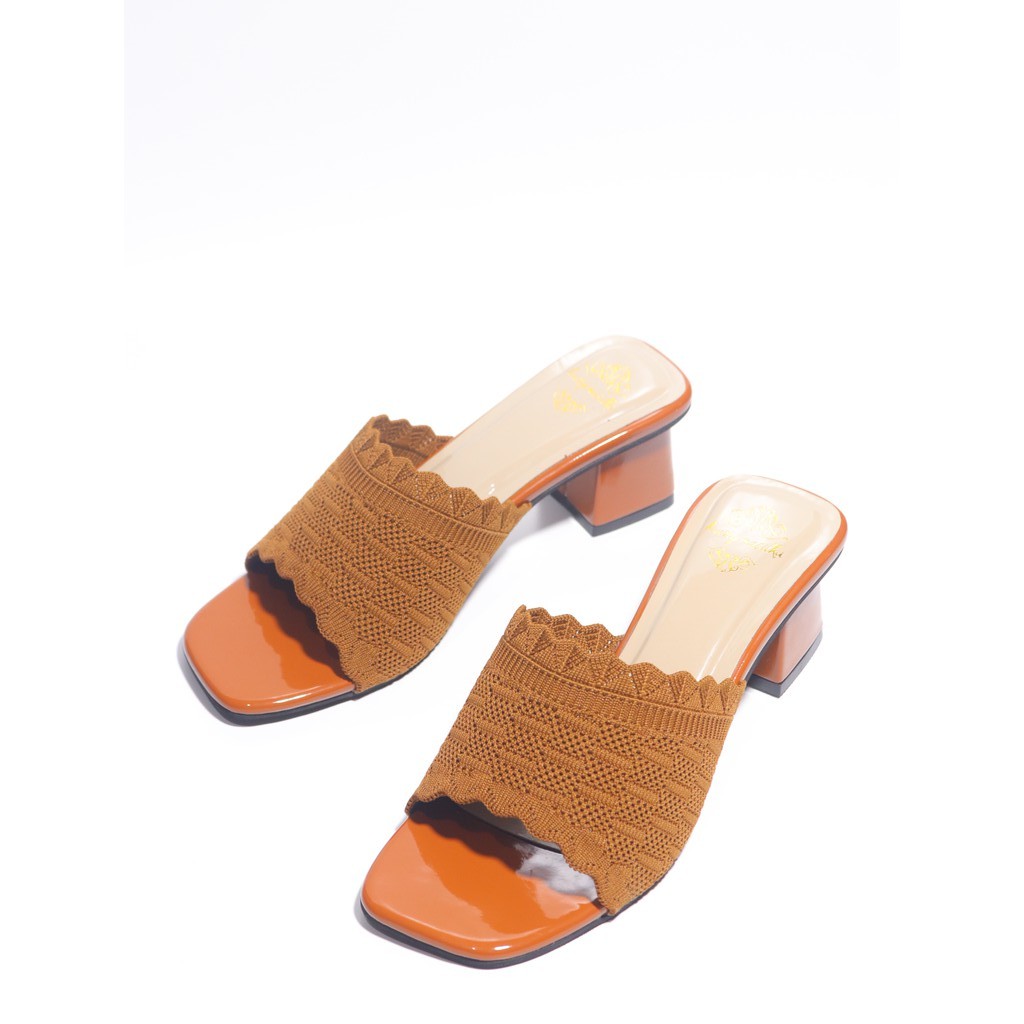 Sandal Hak Tahu Wanita Rajut Import JL04